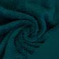Preview: Doubleface Plüsch Tamme Petrol by Swafing